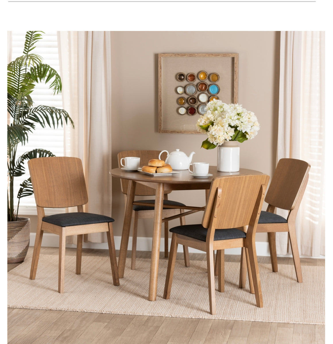 5 piece tobey discount compact dining set