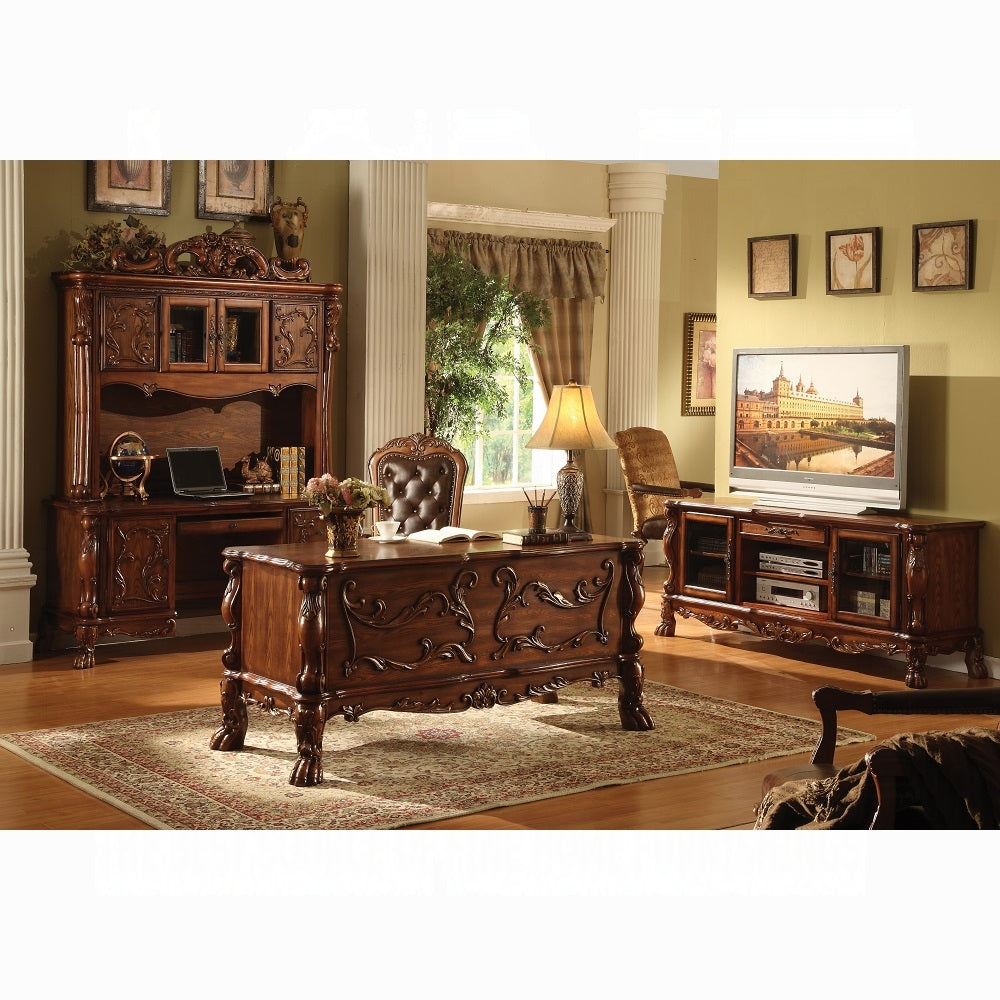 Dresden Executive Computer Desk W/Hutch