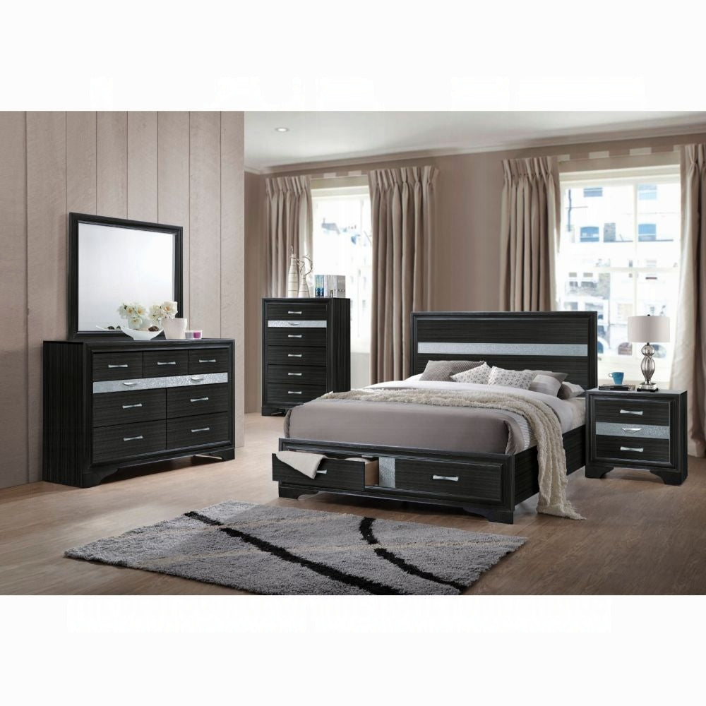 Naima Queen Bed W/Storage