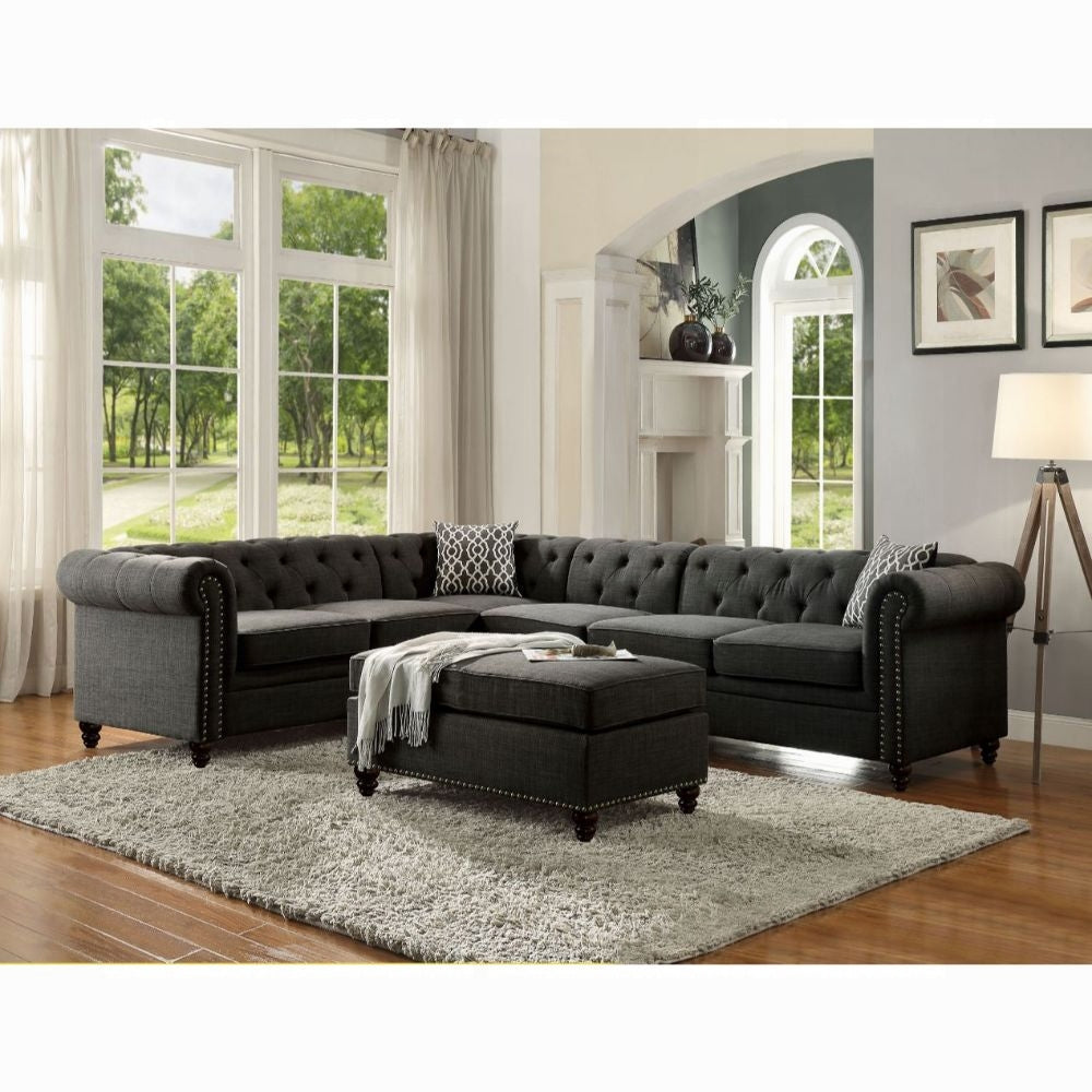 Aurelia II Sectional Sofa W/2 Pillows