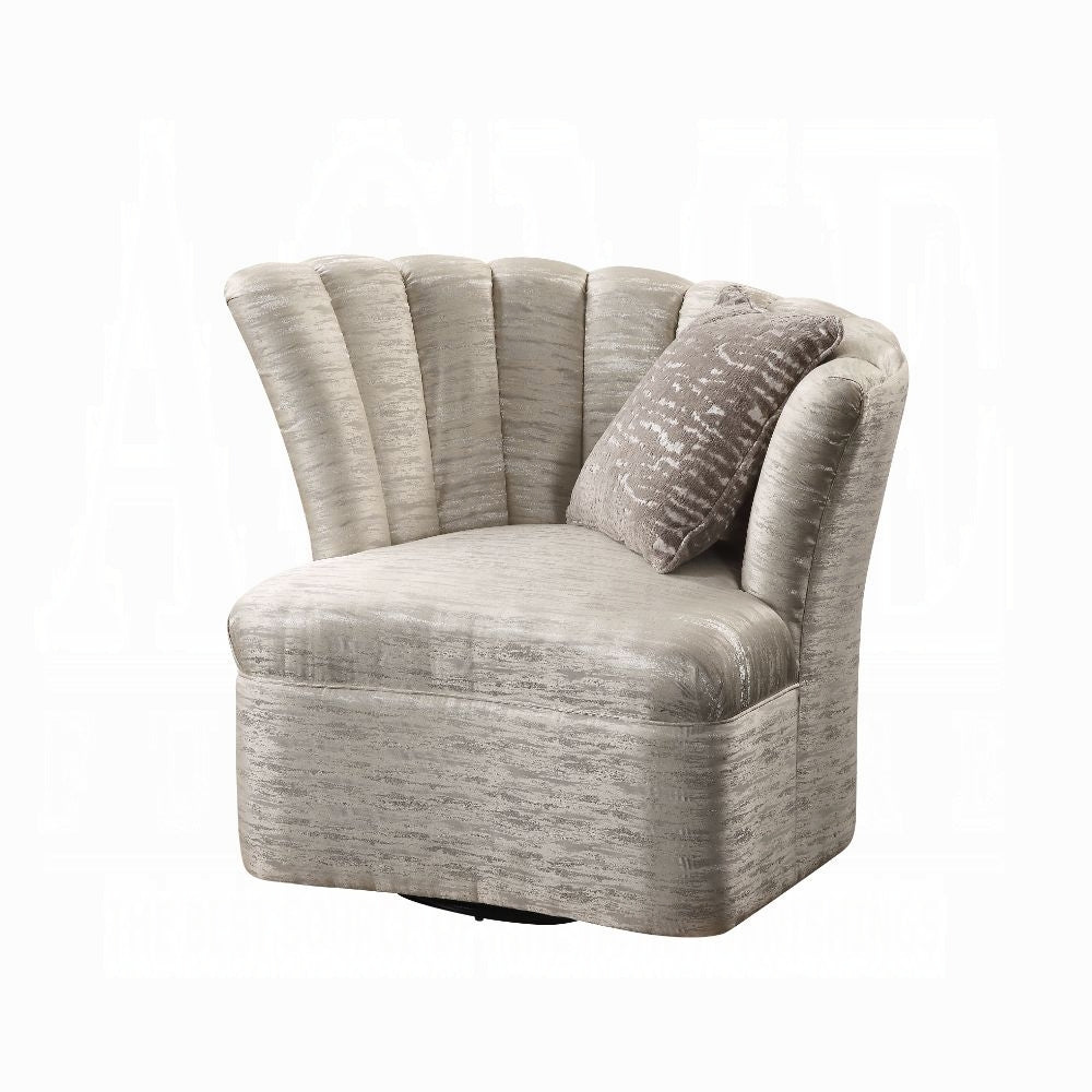 Athalia Swivel Chair W/Pillow