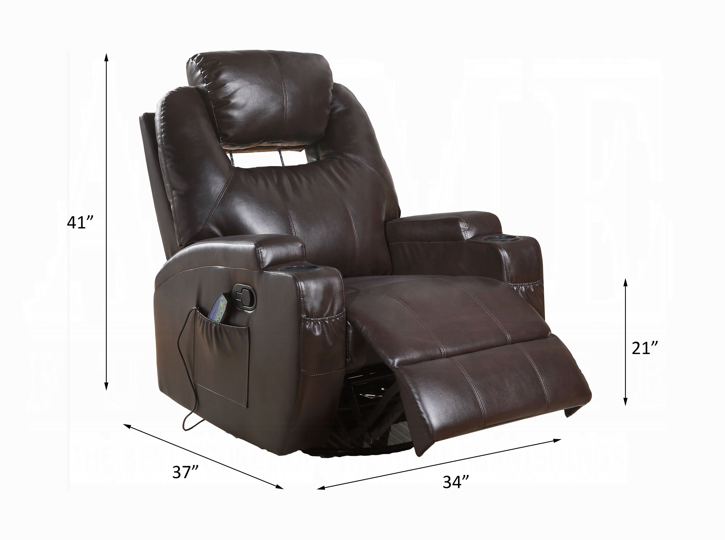 Waterlily Motion Rocker Recliner W/Swivel