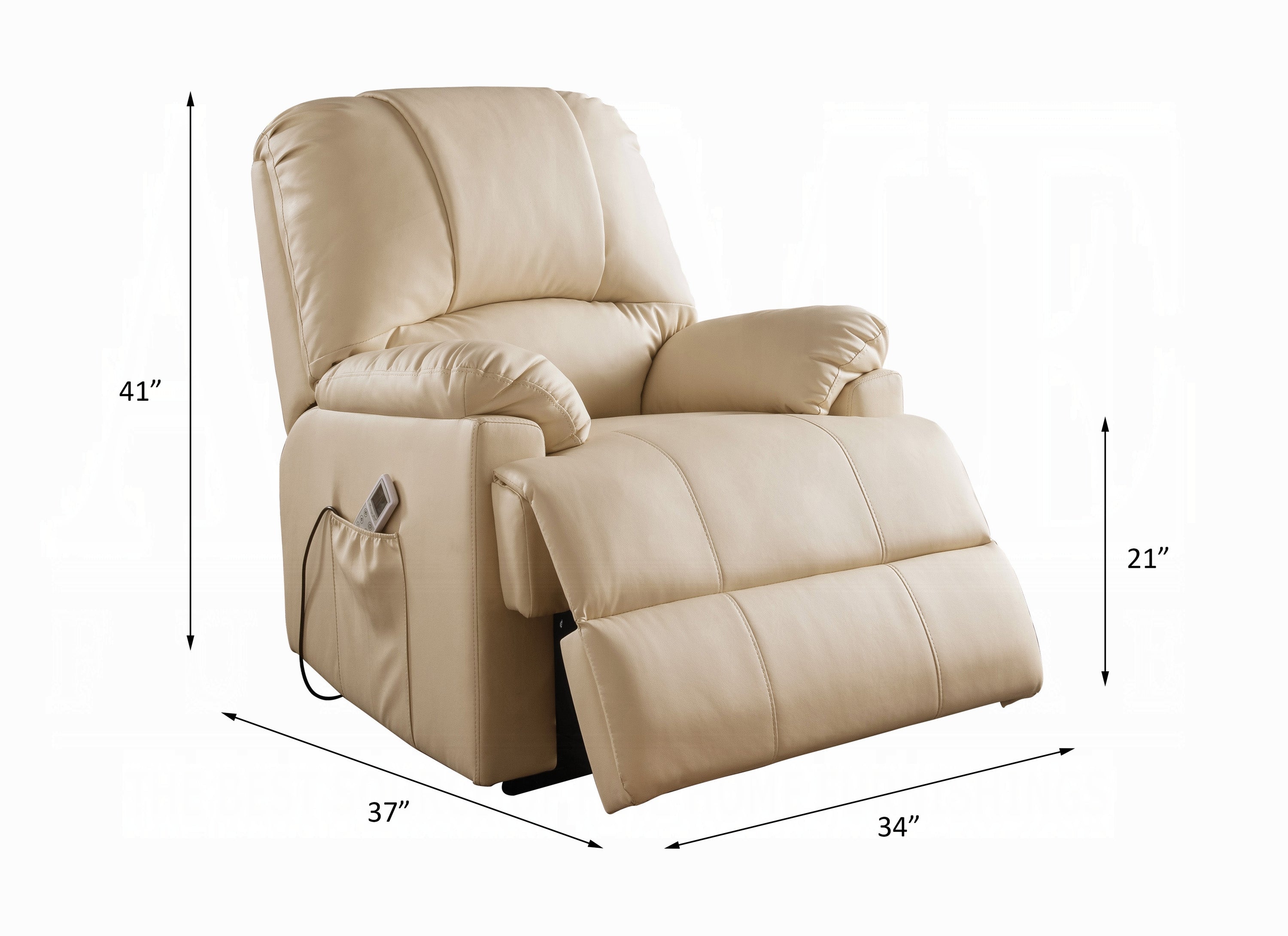 Ixora Recliner W/Power Lift & Massage