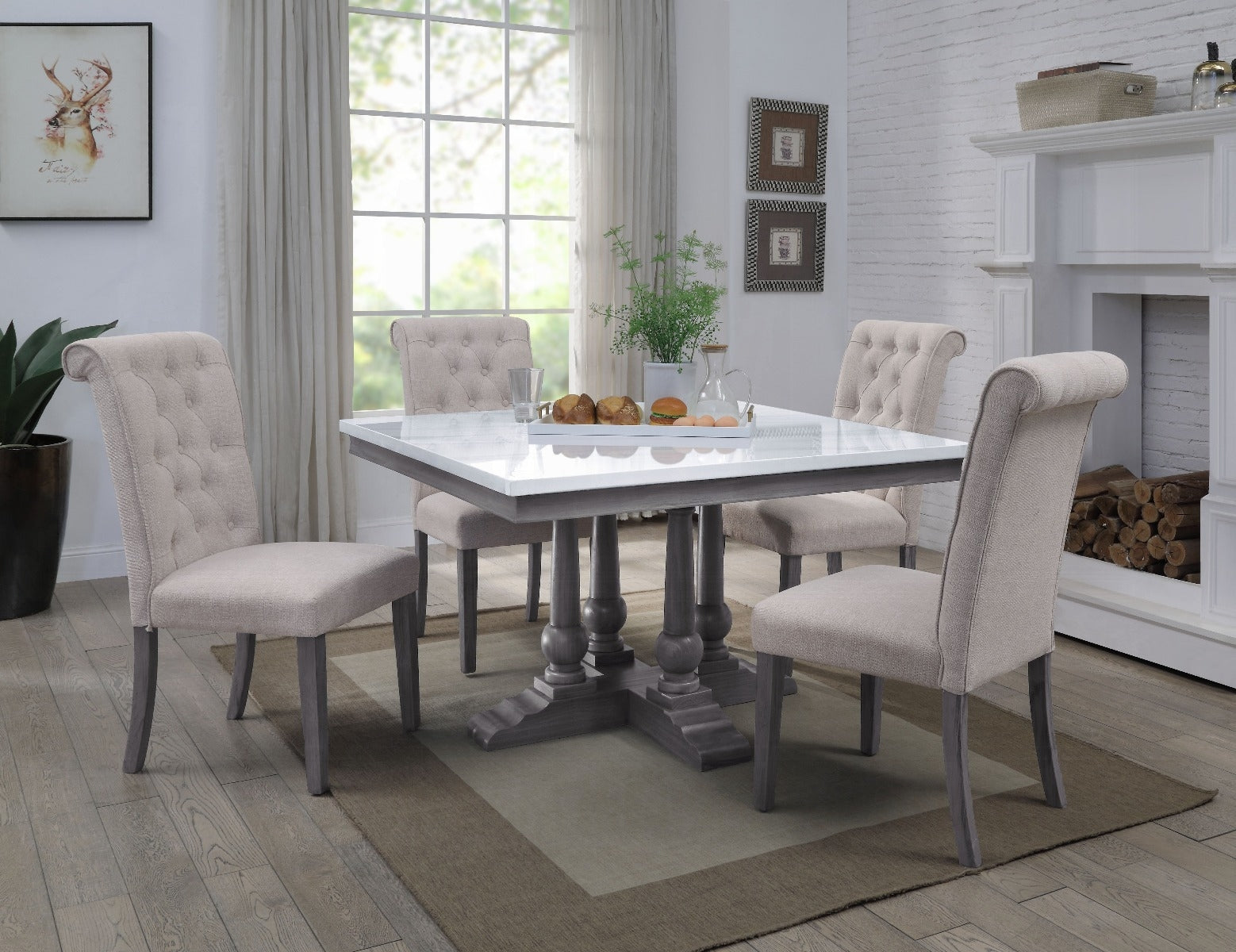 Yabeina Square Dining Table