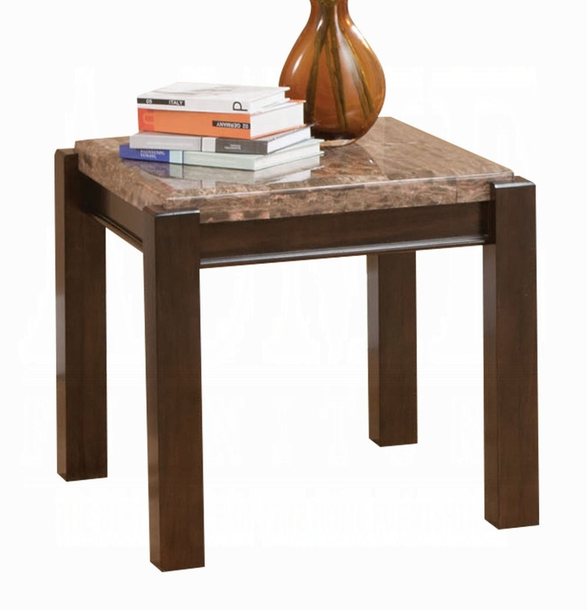 Dwayne End Table w/Marble Top