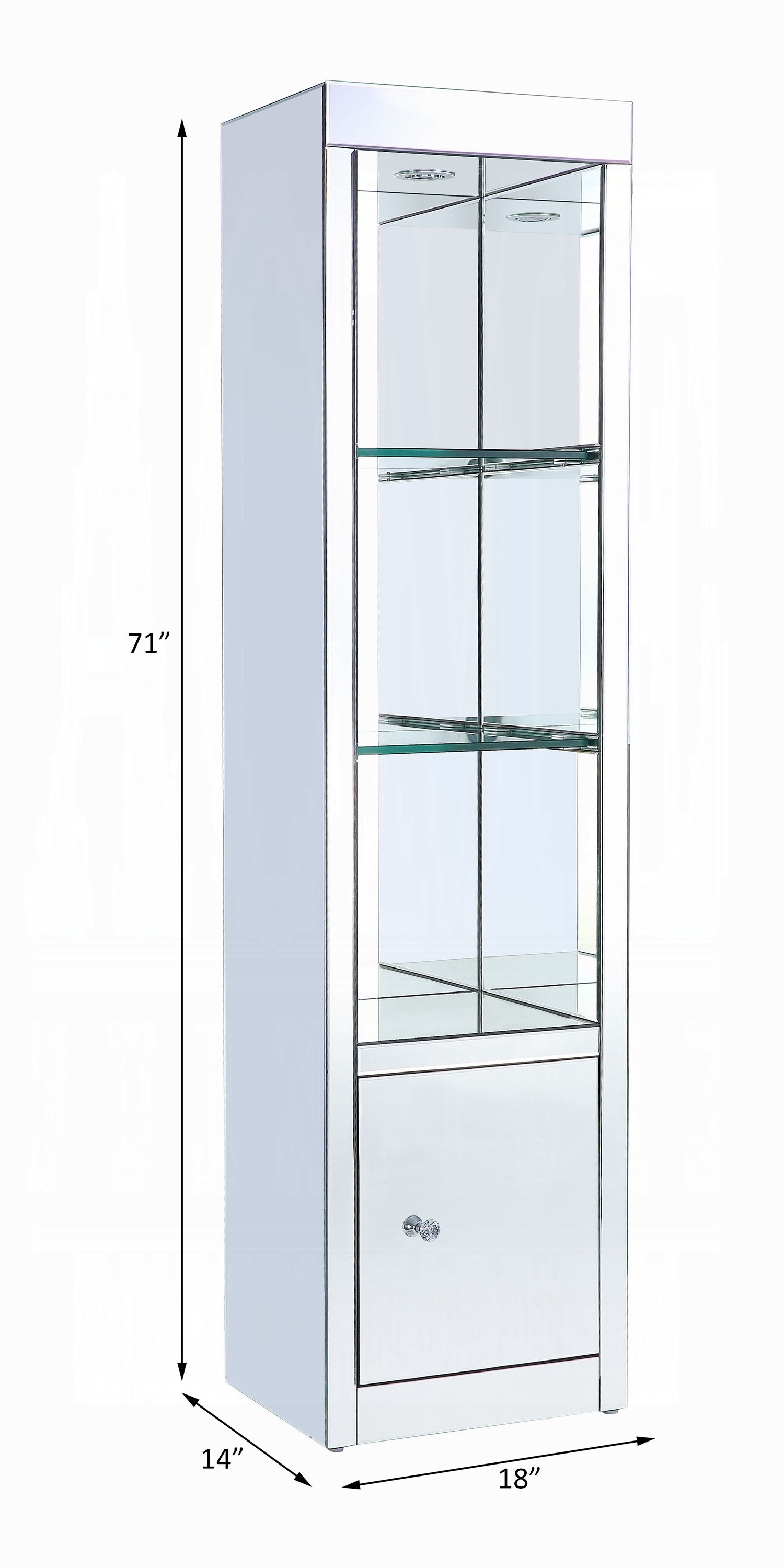 Lotus Tv Stand Side Pier (Right)