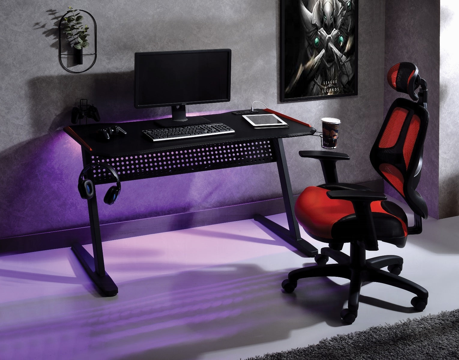 Dragi Gaming Desk W/USB