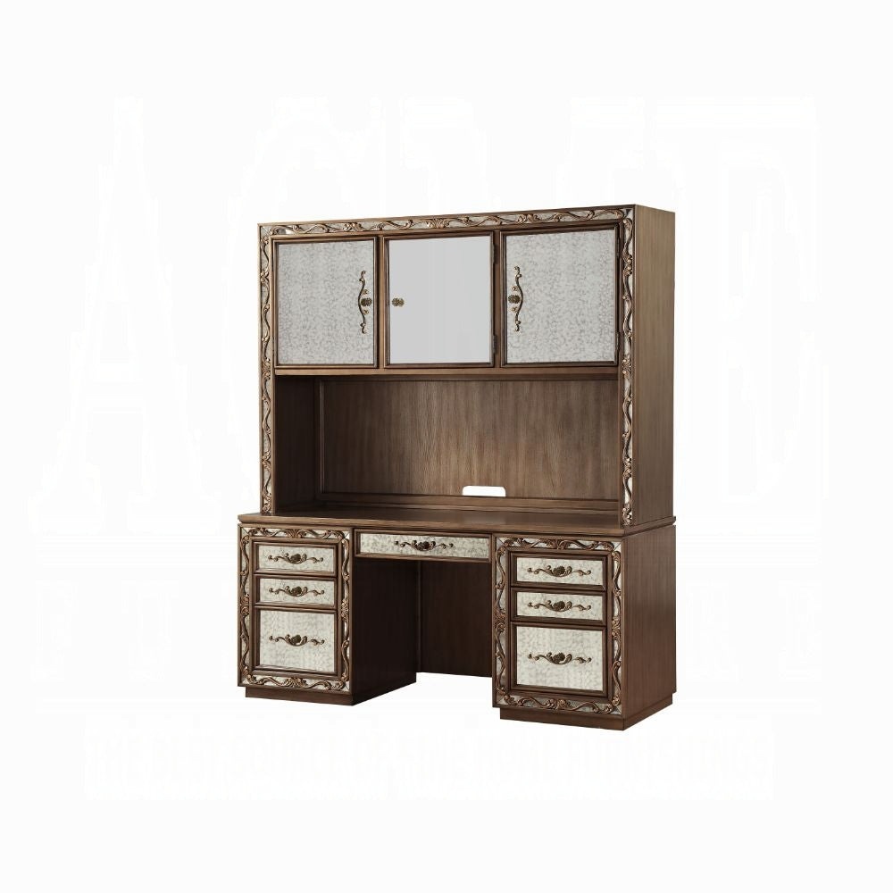 Orianne Executive Computer Desk W/Hutch