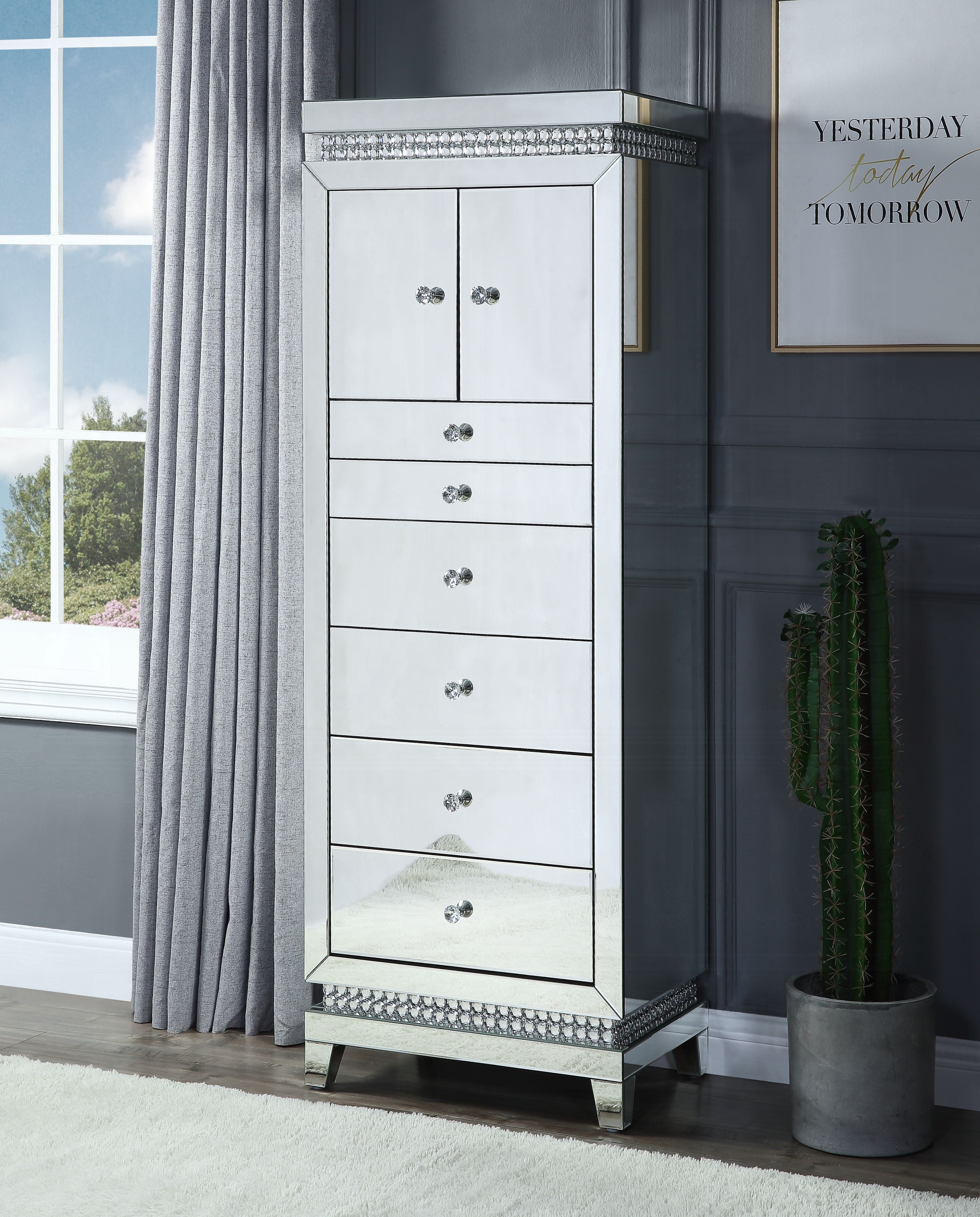 Lotus Jewelry Armoire