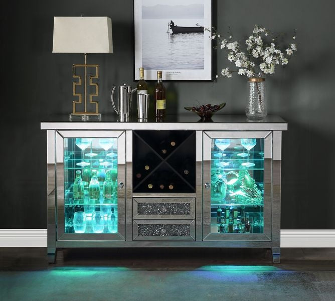 Noralie Wine Cabinet W/Led