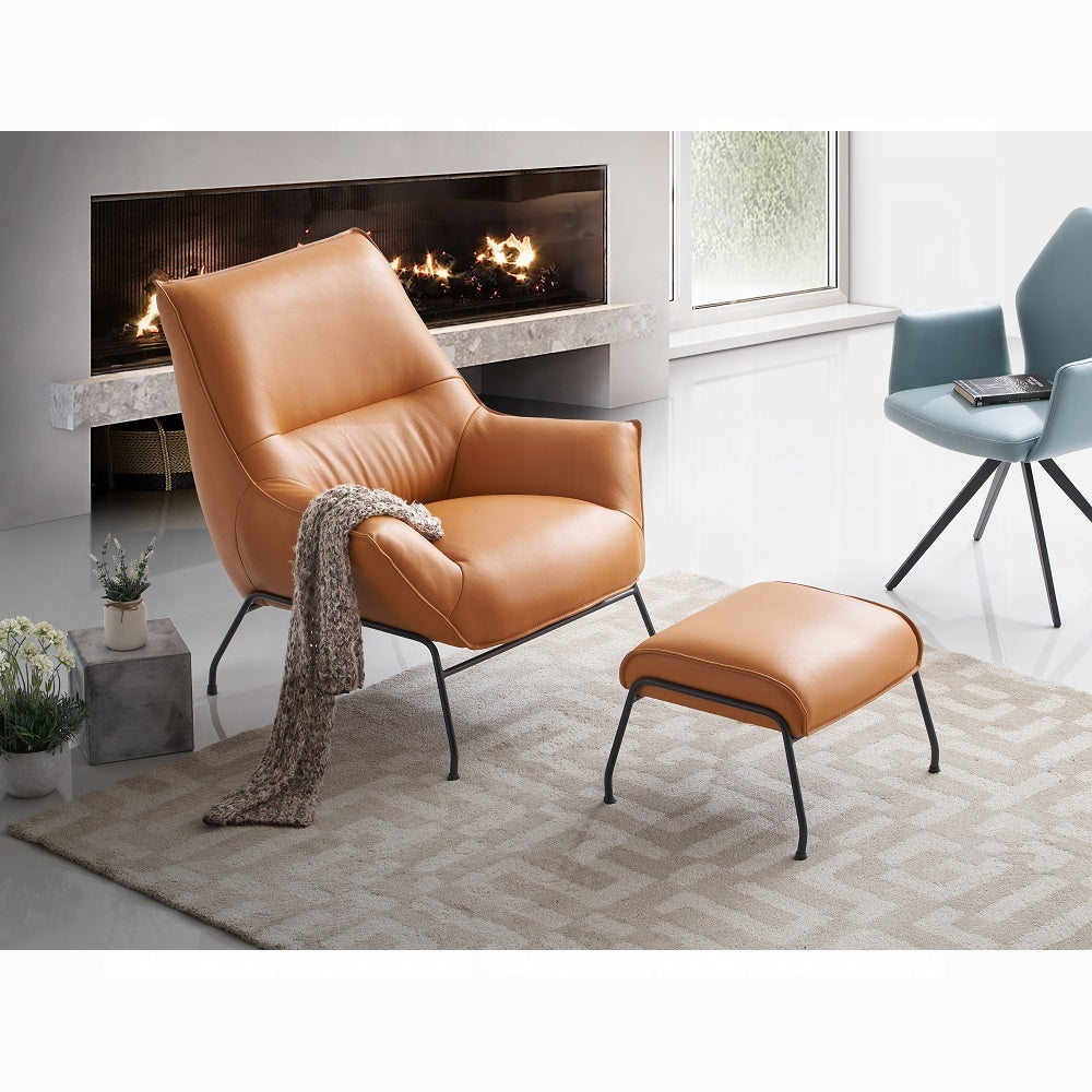 Jabel Accent Chair & Ottoman