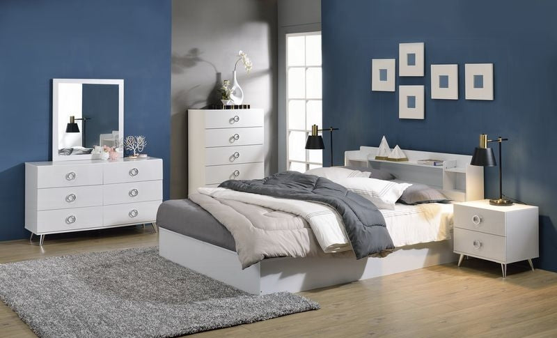 Perse Queen Bed W/Storage