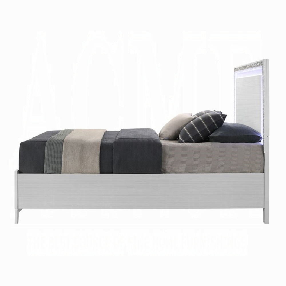 Haiden Queen Bed W/Led & Storage