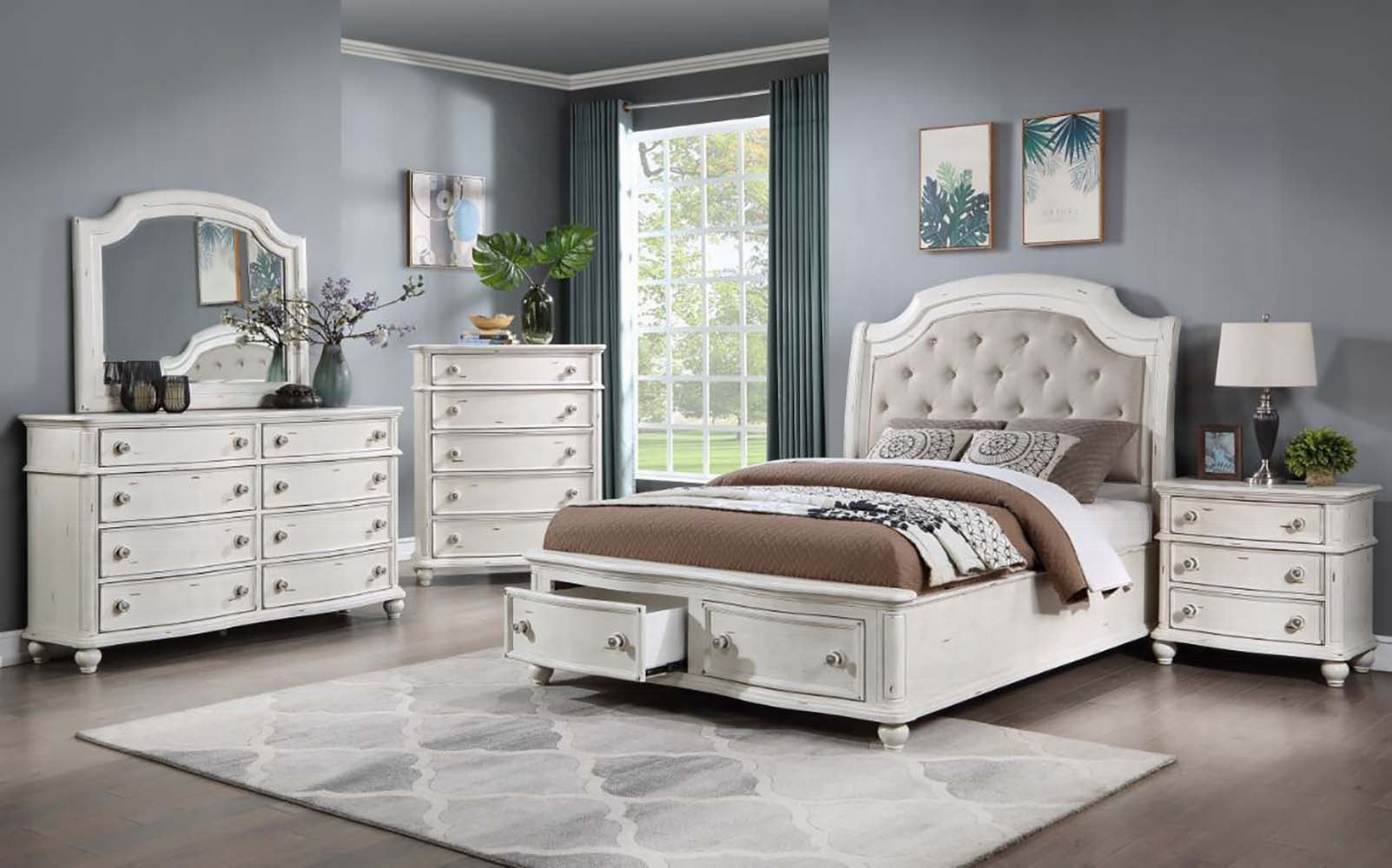 Jaqueline EK Bed W/Storage