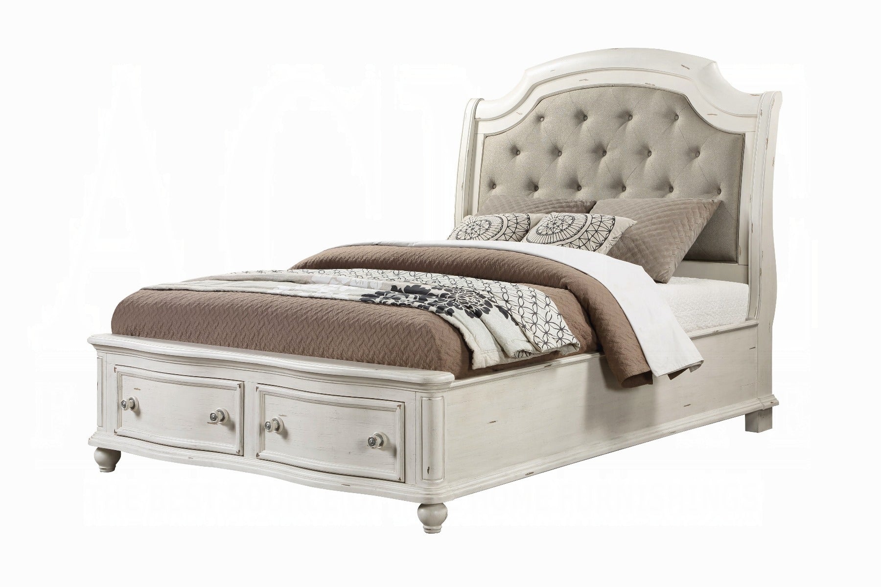 Jaqueline Queen Bed W/Storage