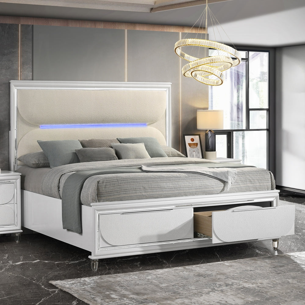 Tarian CK Bed W/Led & Storage