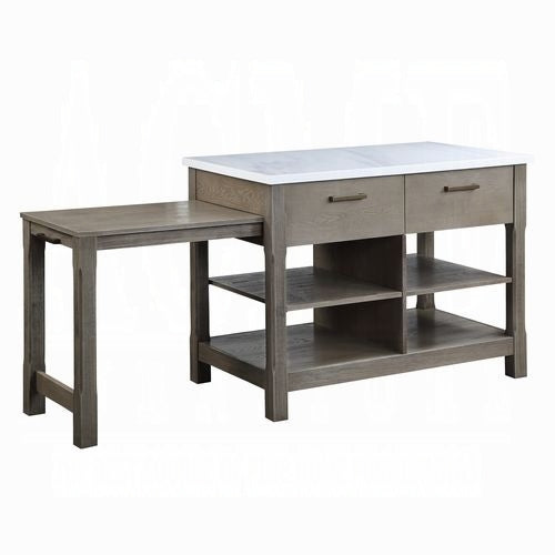 Feivel Kitchen Island W/Pull Out Table