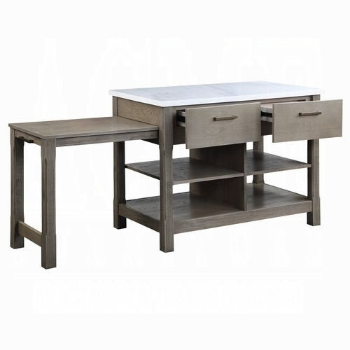 Feivel Kitchen Island W/Pull Out Table