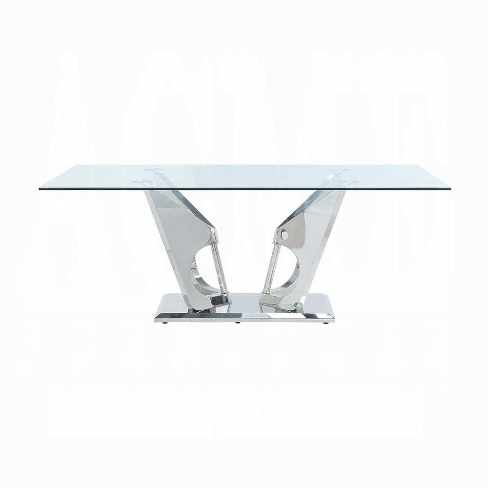 Azriel Dining Table W/Pedestal Base