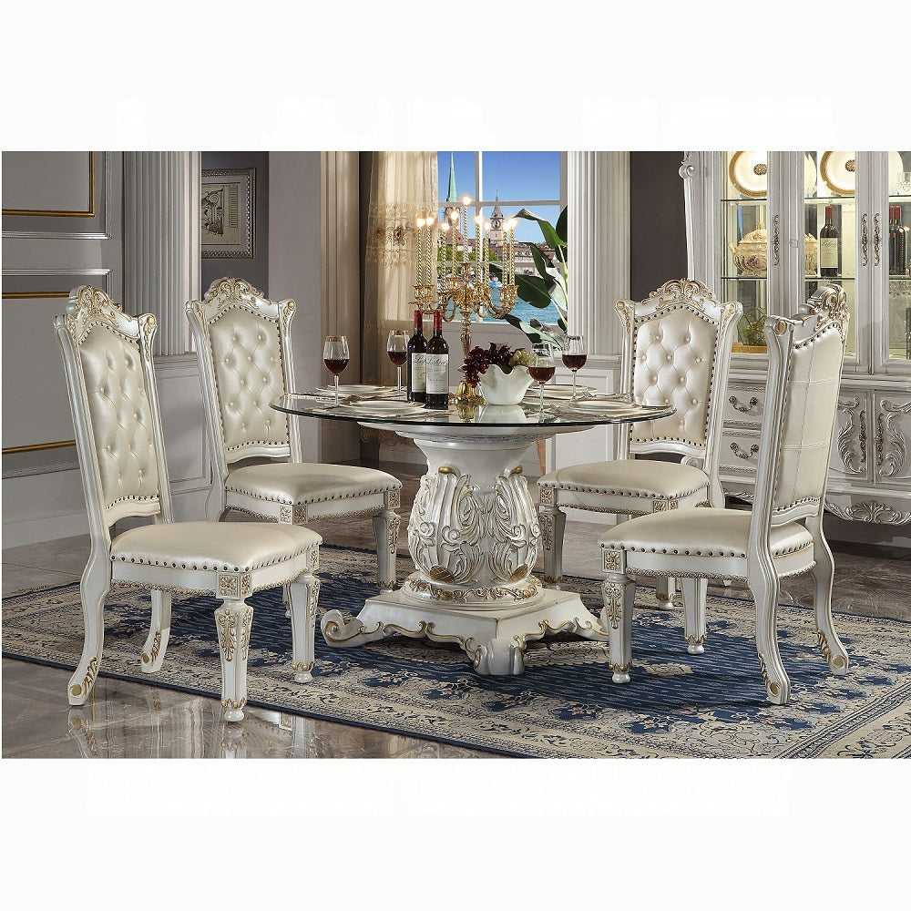 Vendome Round Dining Table W/Pedestal Base