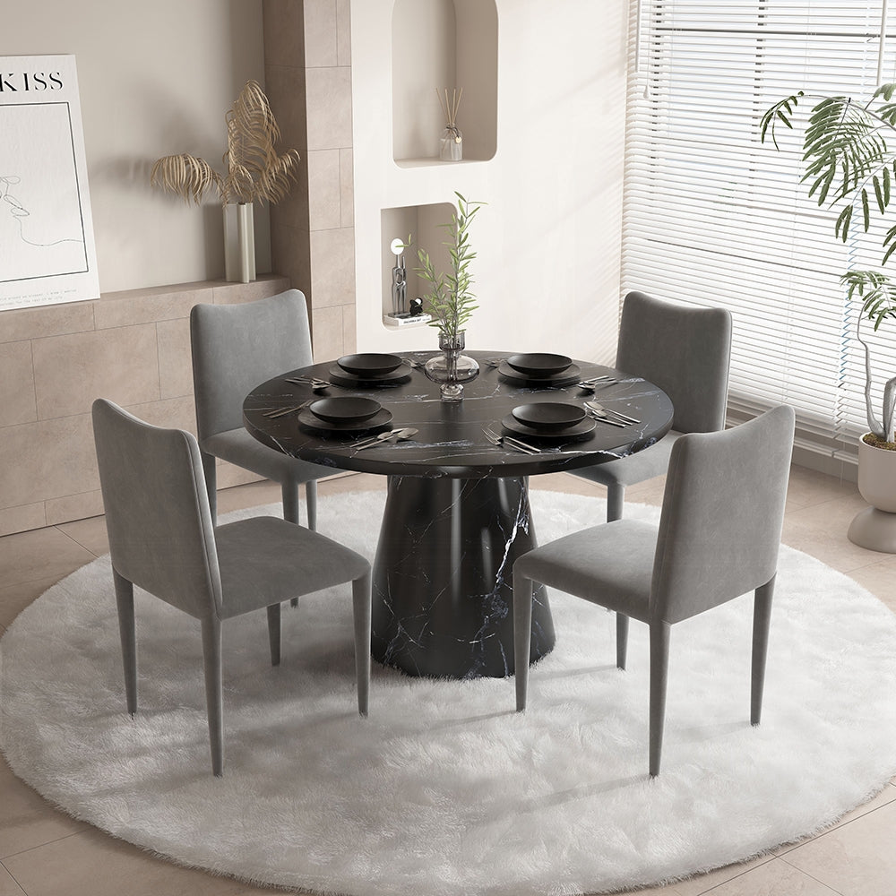 Hollis Dining Table W/Engineered Stone Top