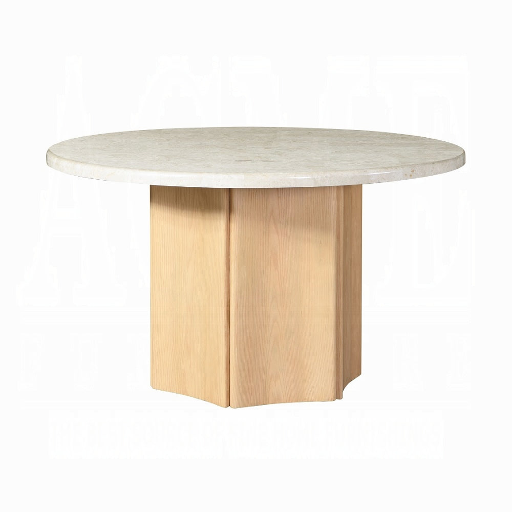 Adalynn Round Dining Table W/Marble Top