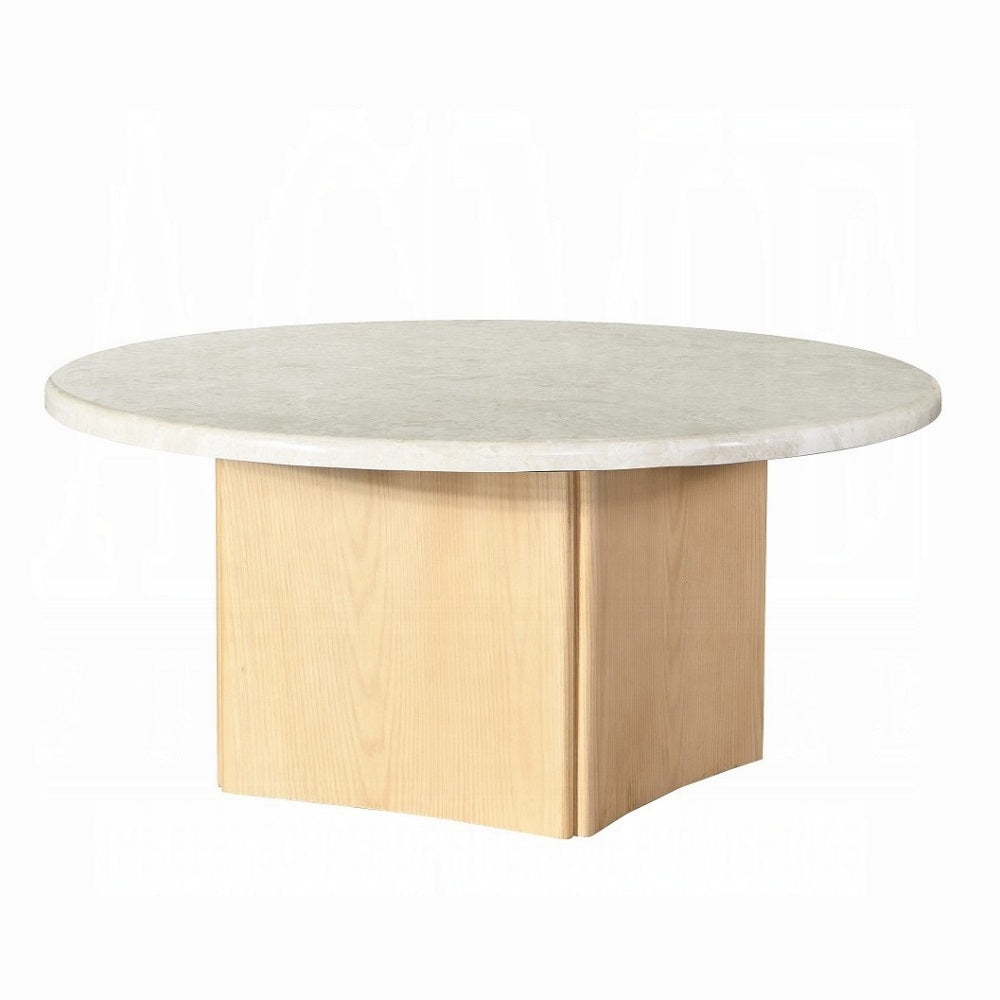 Qwin Coffee Table W/Marble Top