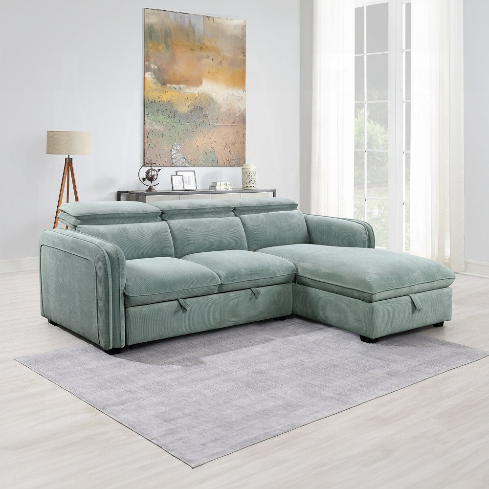 Zavala Sectional Sofa W/Sleeper & Storage