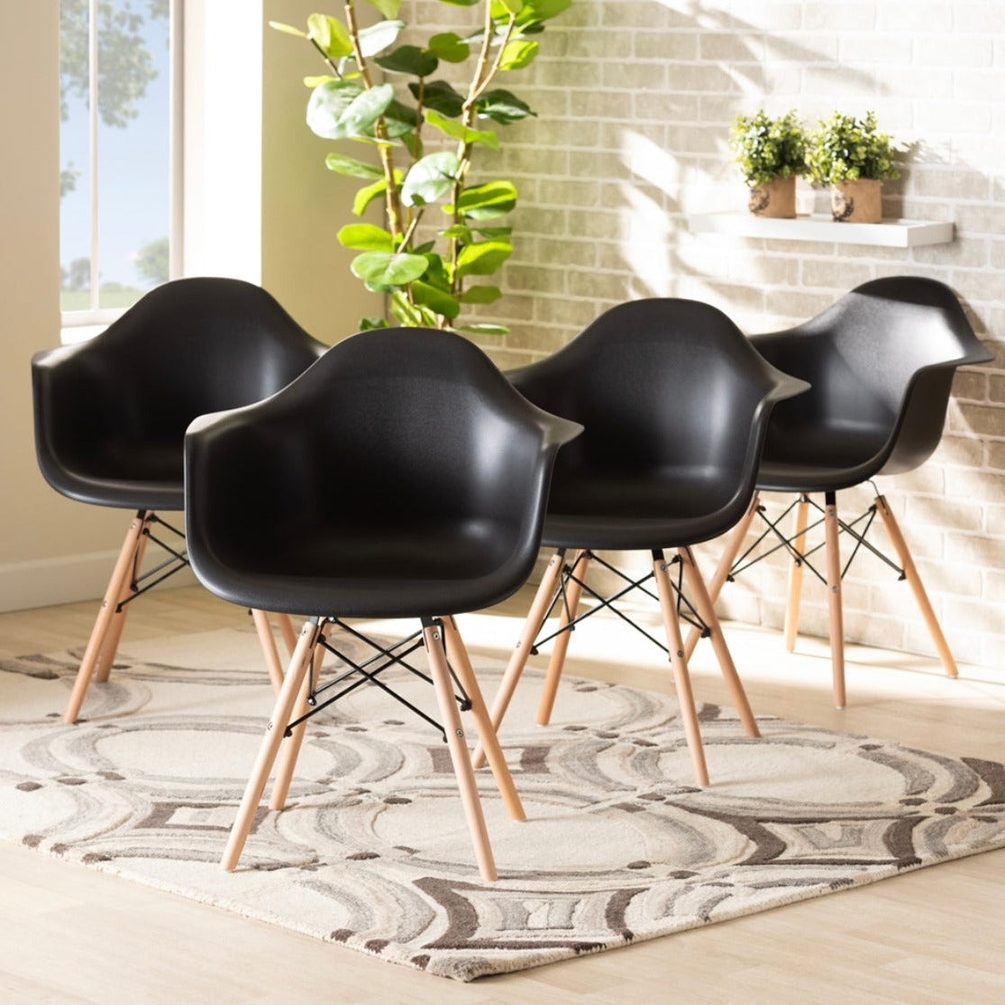 Black Dining Chair 5-(pc)